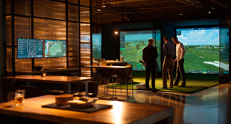 Más Birdies Partners, Renta de Simuladores de Golf para Fiestas, Bodas, Bautizos o para la reunión que se armó